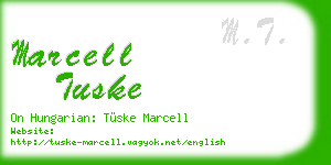 marcell tuske business card